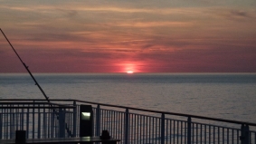 Sonnenuntergang ber der Ostsee