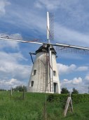eine gut erhaltene Windmhle