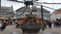 auf dem Weihnachtsmarkt