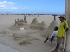 Zuckerhut und Corcovado aus Sand