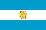 Flagge von Argentinien
